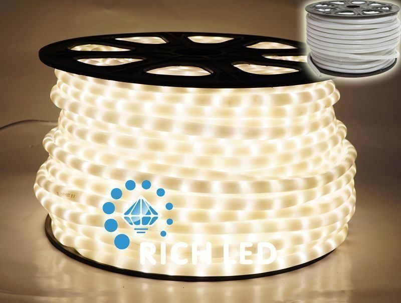 Rl Dl Светодиодный молочный дюралайт постоянное свечение Rich LED RL-DL-2WHM ...