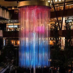 Световая инсталляция серия Хрустальный светильник UNI HAUSS